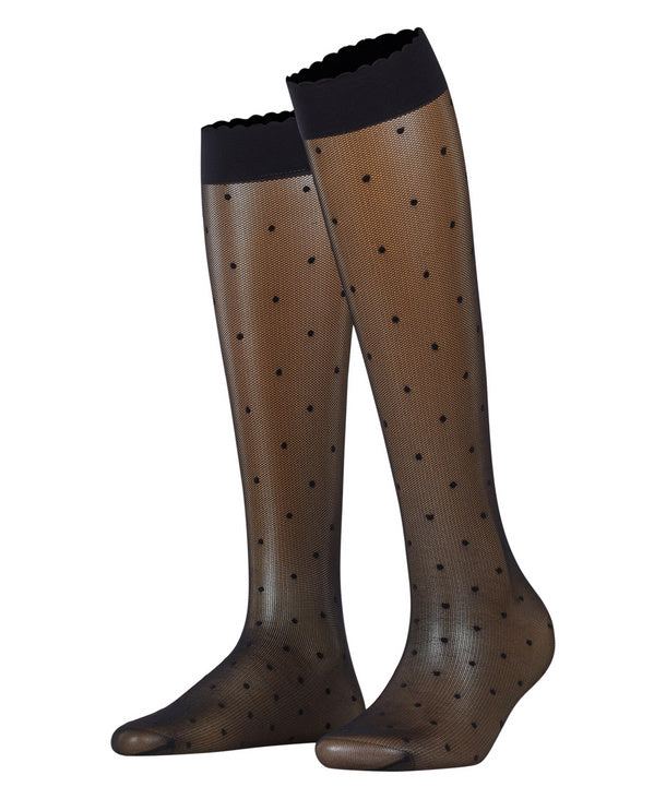 Den 15 Dot Knee High Tights