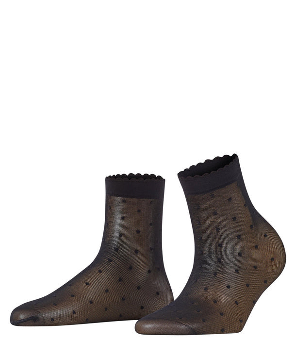 Den 15 Dot Ankle High Socks