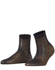 Den 15 Dot Ankle High Socks