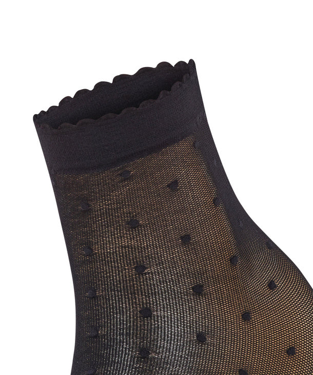 Den 15 Dot Ankle High Socks