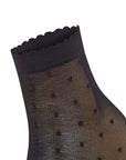 Den 15 Dot Ankle High Socks