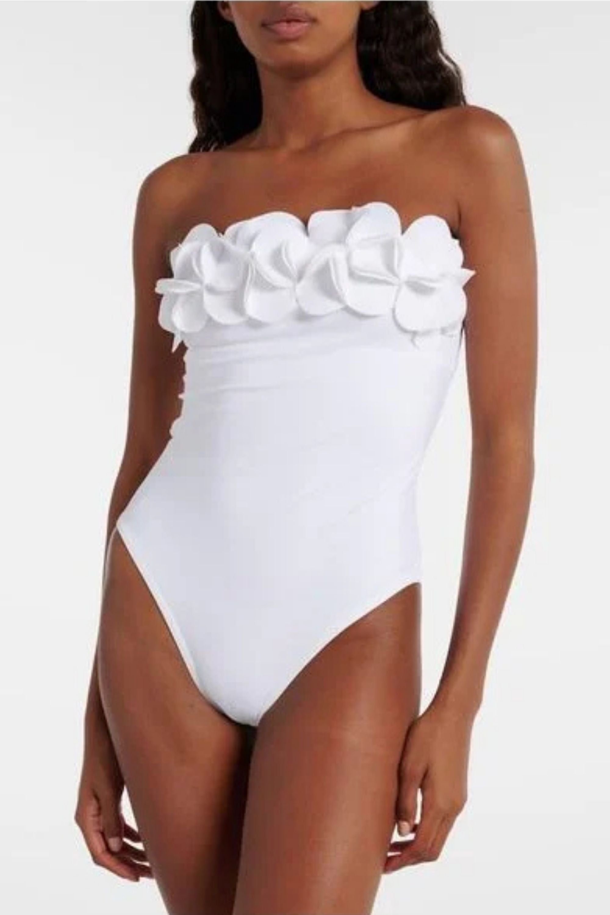Tess Bandeau One Piece White