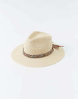Kate Hat in Beige/Ribbon Belt