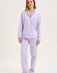 Essentiel Long Pj Set in Mauve