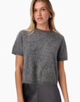 Eugeney Cashmere Top in Coal