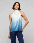 Halterneck Silk Top