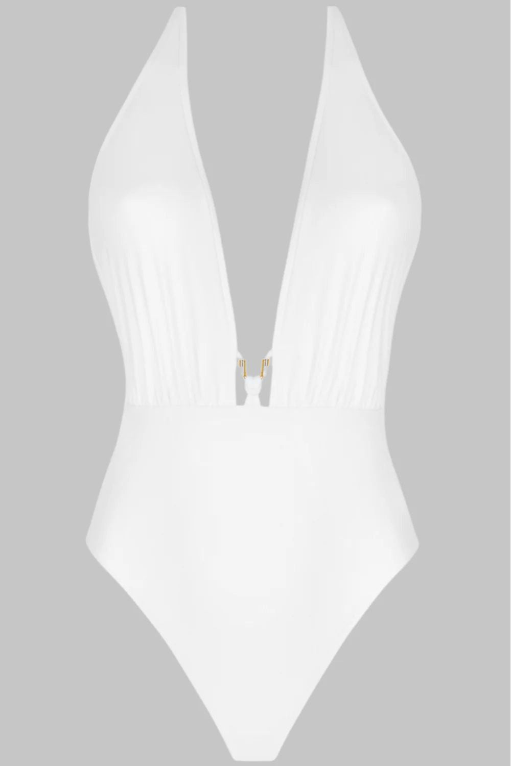 Classe Nautique Non Wire Seduction Halter Swimsuit in Blanc Classe