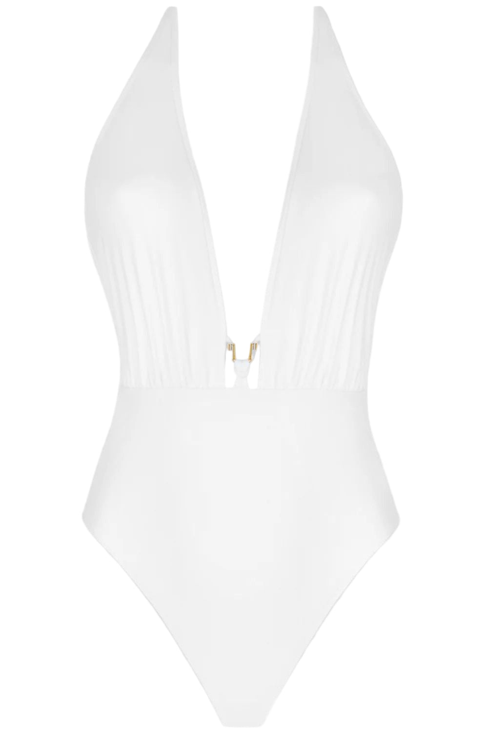 Classe Nautique Non Wire Seduction Halter Swimsuit in Blanc Classe