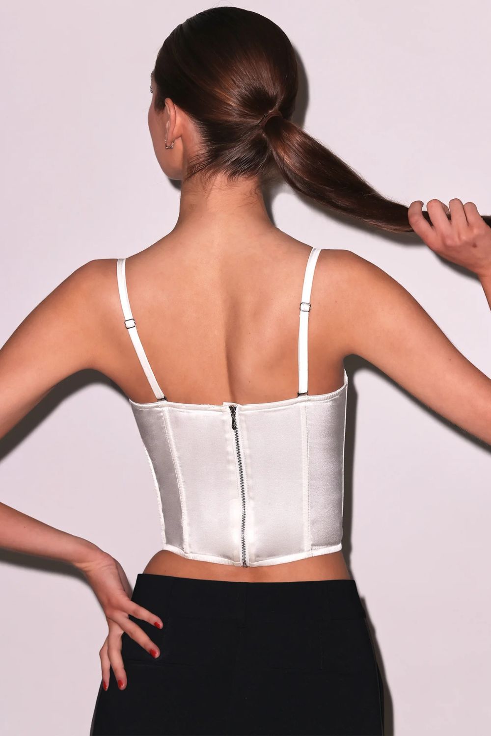 Hamptons Bustier in Ivory