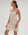 Short Night Dress in Sakura Pink