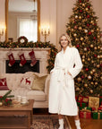 Renew Plush Long Robe in Ivory