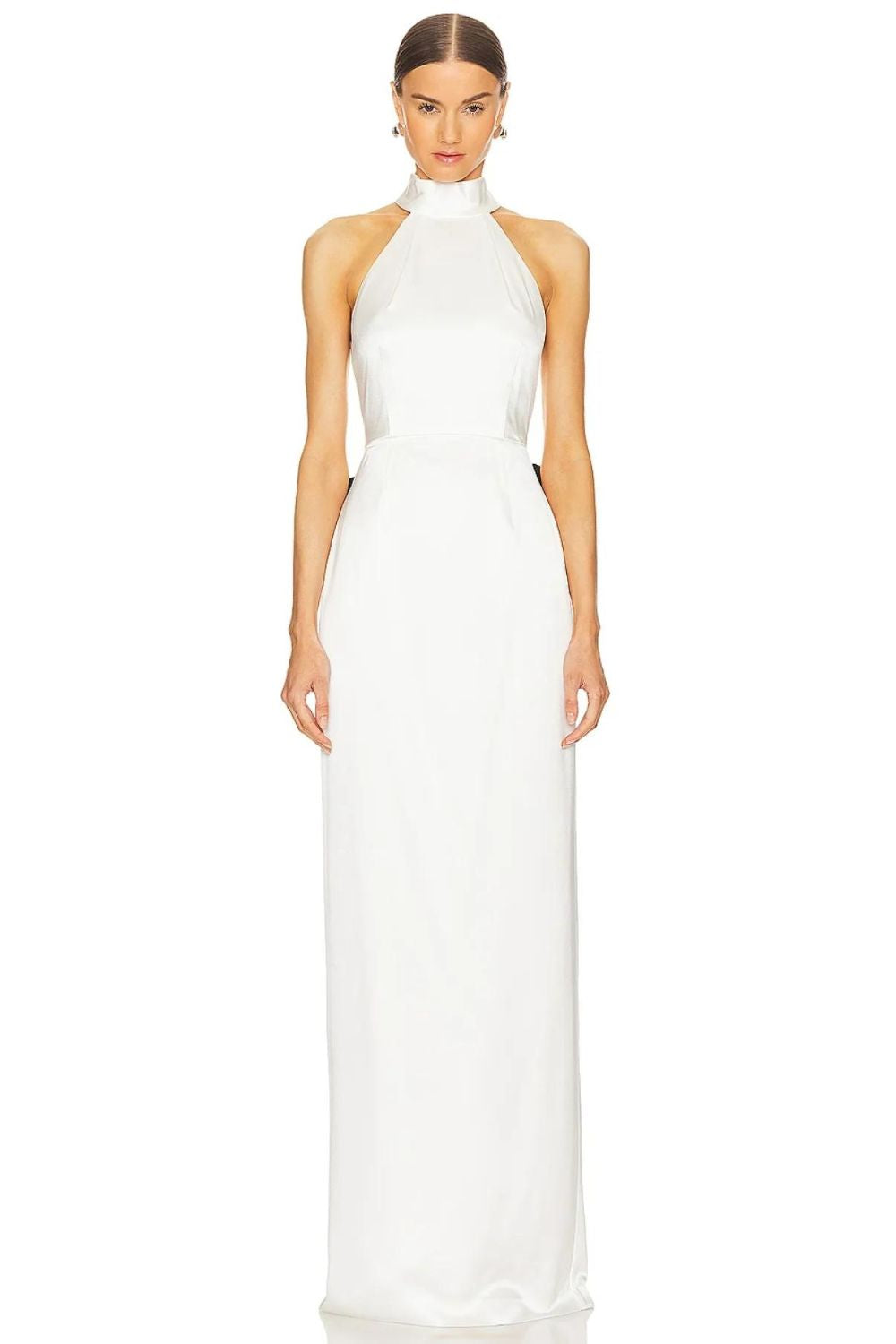 Sans Faff Bristol Bow Evening Dress in All Black