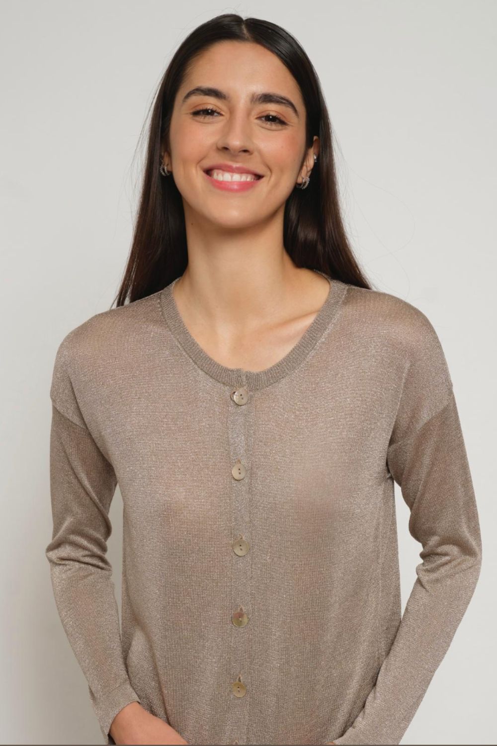Gala Short Cardigan in April Moon