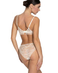 Sublime Organza Demi Cup Bra in Ecru Nacre
