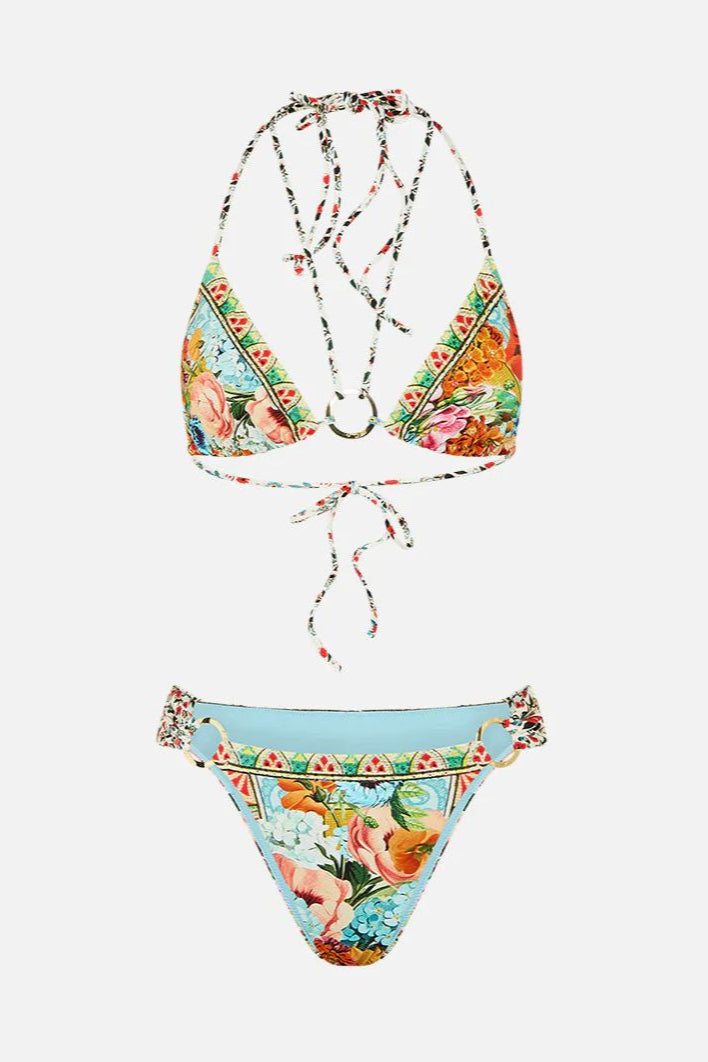 Ring Tri Multi Strap Bikini in Bathing Bombshell