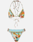 Ring Tri Multi Strap Bikini in Bathing Bombshell