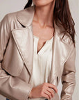 Ninon Short Leather Jacket