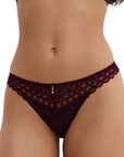 Eloge Du Desir Tanga Thong in Deep Berry