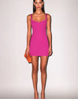 Bandage Dress in Wild Pink