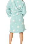 Let's Get Cozy Robe in Light Mint