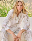 Essentiel Long Pj Set in Blanc Floral