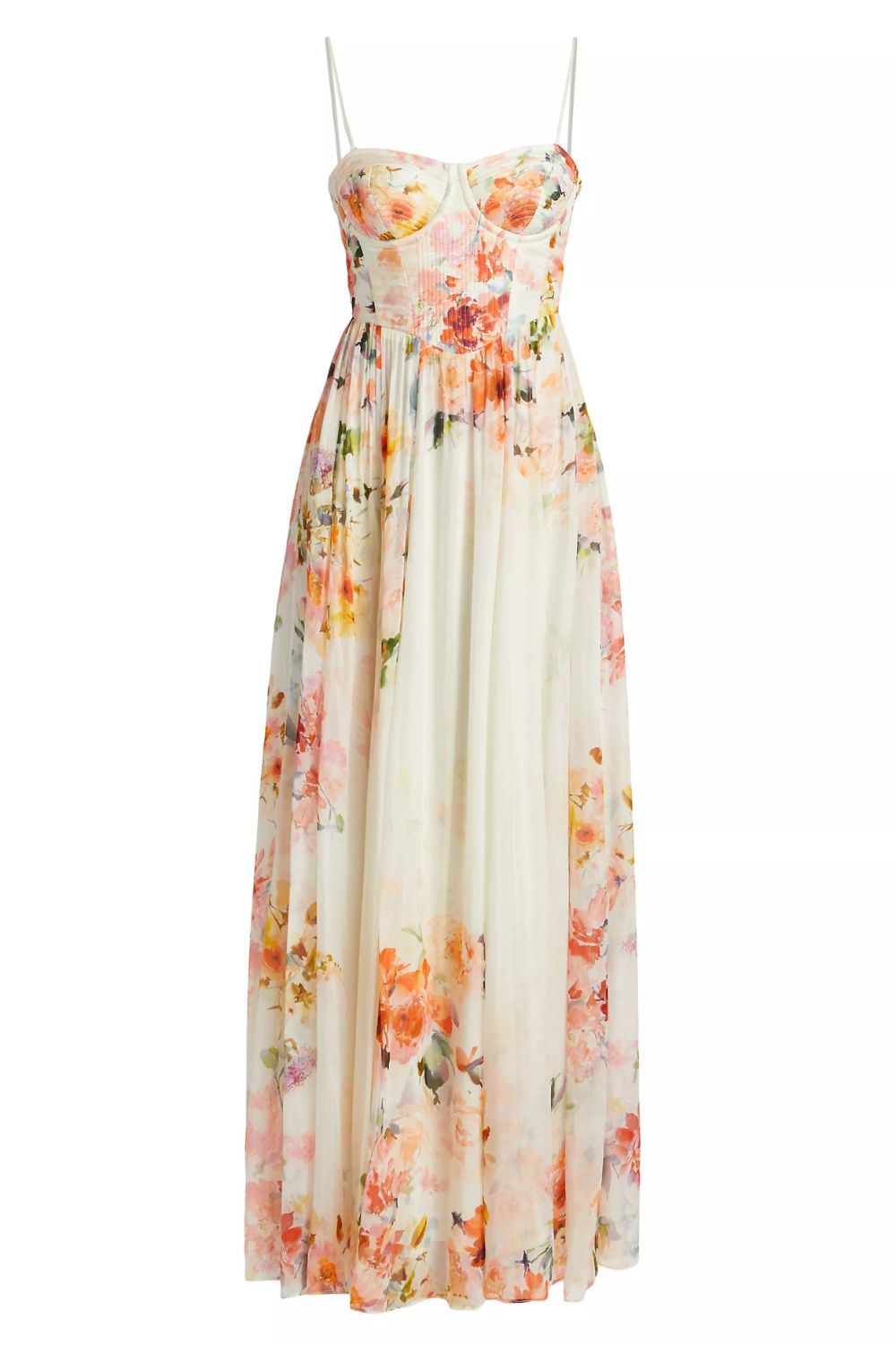 Saba Corsetted Long Dress