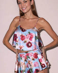 Luxe Flutter Cami & Short Set in Dreamy Floral