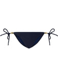 Navy Triangle Rope Bikini Top and Triangle Bottom Set