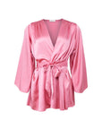 Angel Sleeve Robe in Pink Cadillac