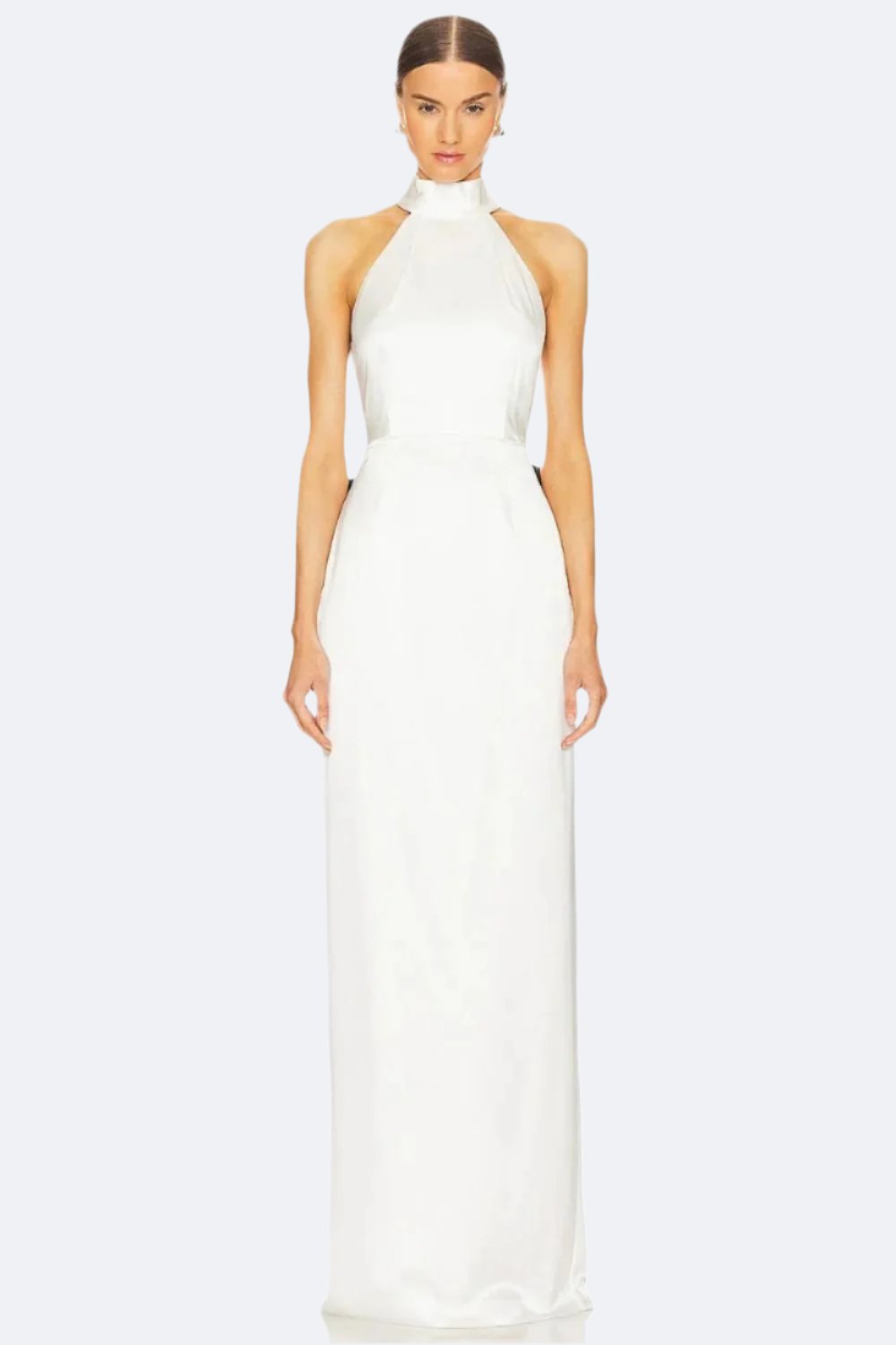Sans Faff Bristol Bow Evening Dress in All Black