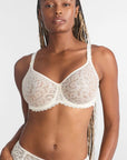 Leia Seamless Full Cup Bra in White
