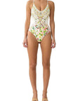 Scoop Neck One-Piece in The Call of Catalonia