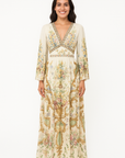 Flared Sleeve Dress in Dressing Room Drama