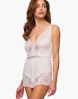 Carmela Romper in White