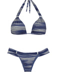 Bia Tube Top & Bia Tube Bottom Full Bikini Set in Moonlight