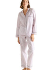 Essentiel Long Pj Set in Rose