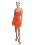 Trina Mini Dress in Flame