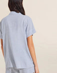 Nautico Shortie PJ Set in Nautico White/Cornflower Blue