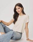 Louisa Short Sleeve Tee in Fawn