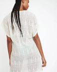 Beach Soul Zinia Cover Up Dress in Ecru