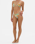 Ring Tri Multi Strap Bikini in Bathing Bombshell