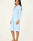 Textured Robe in Light Sky