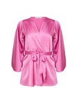 Angel Sleeve Robe in Pink Desire