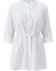 Lacey Cover up in White