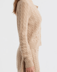 Eugenie Cardigan in Camel