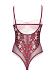 La Divinia Bodysuit in Wine