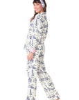Bon Voyage Flannel Long PJ Set