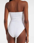 Tess Bandeau One Piece White