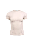 Organic Cotton T-Shirt in Tahini