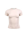 Organic Cotton T-Shirt in Tahini